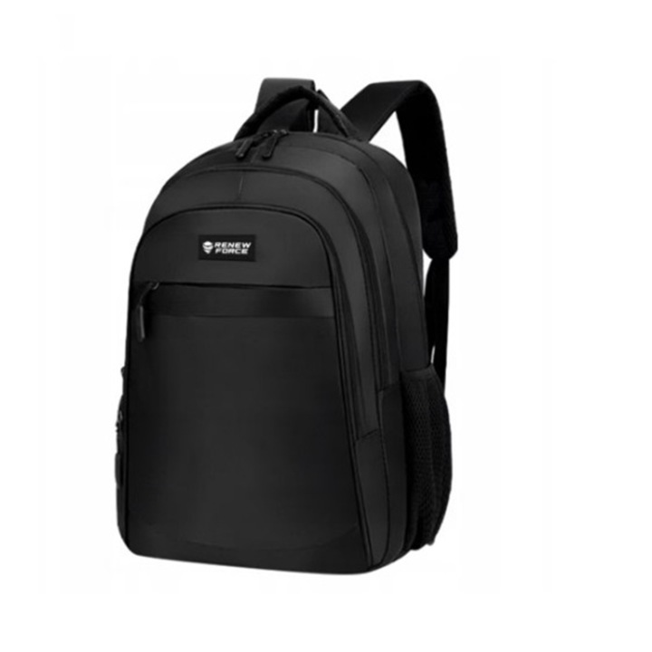 Ghiozadan sport baieti si fete CLASStitude, potrivit pentru scoala, calatorii, birou, 4 buzunare, impermeabil, 50 x 30 cm, Negru