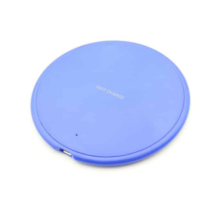 Incarcator wireless pad, albastru