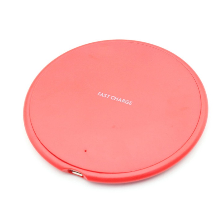 Vezeték nélküli töltőpad, piros