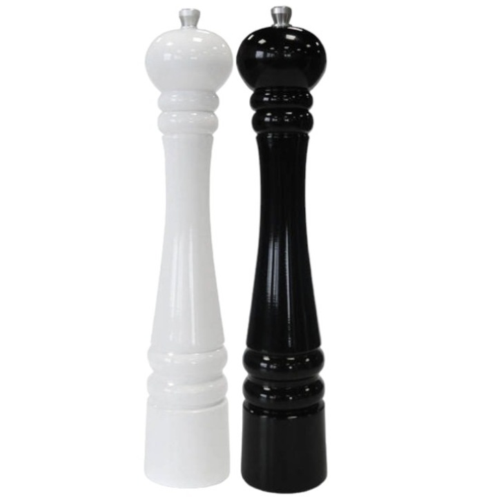 Set 2 Rasnite Manuale Piper/Sare din Lemn 30 cm