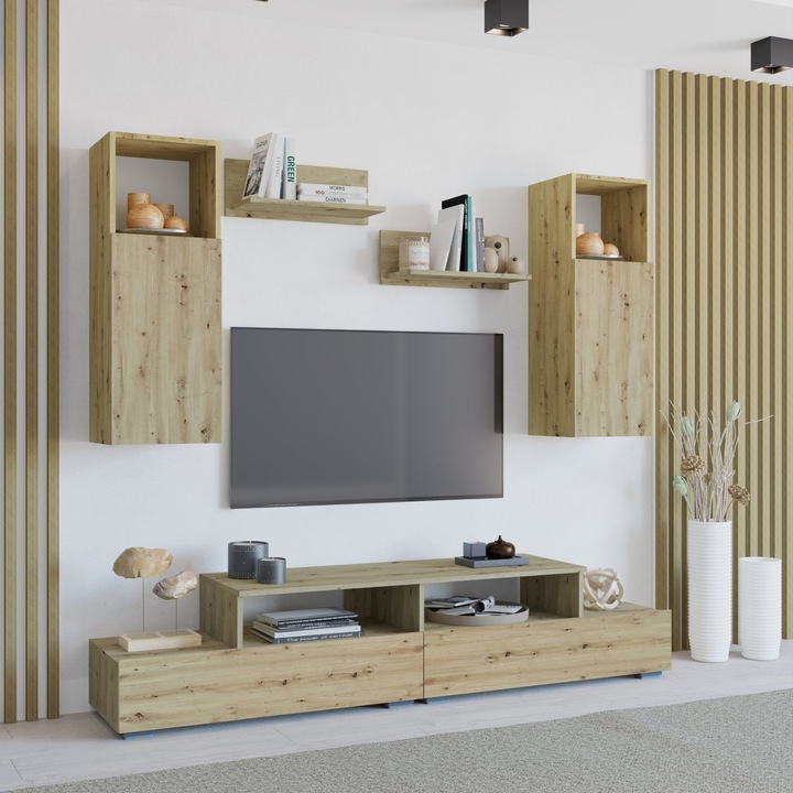 Living haaus Osaka, Stejar Artisan, L 190 cm