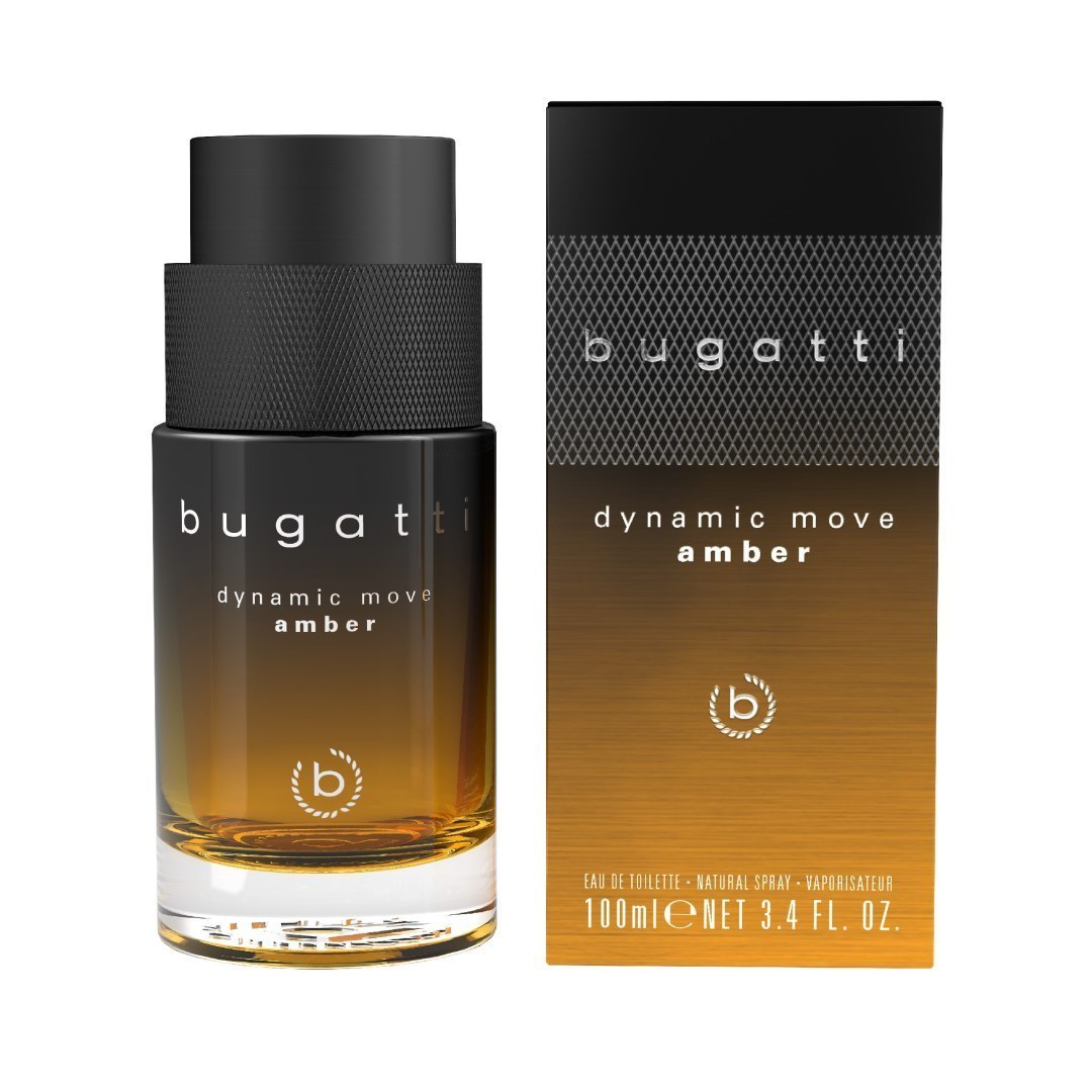 Apa de toaleta barbati Dynamic Move, Bugatti, Amber, 100ml