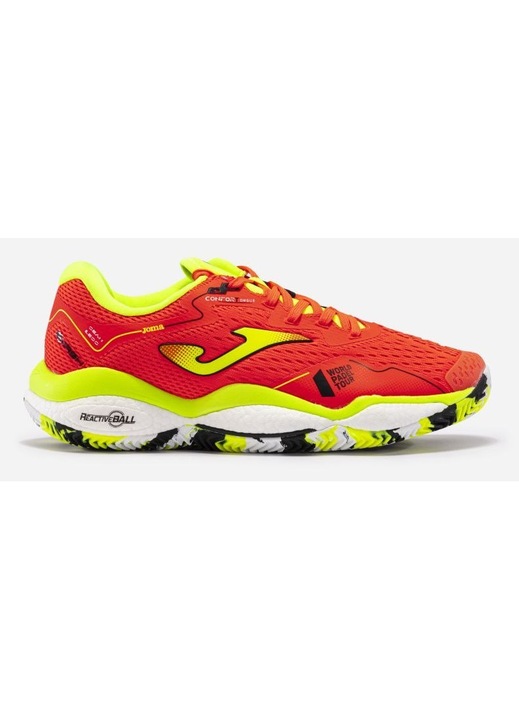 Мъжки спортни обувки, JOMA, T.Smash 2308 M, Текстил/Каучук, Червени/Жълти, Червен/Жълт