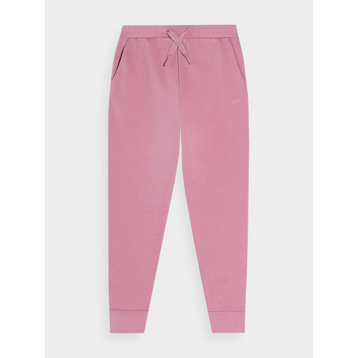 Pantaloni sport Fete, 4F, 302878277, Bumbac, 164 CM, Roz