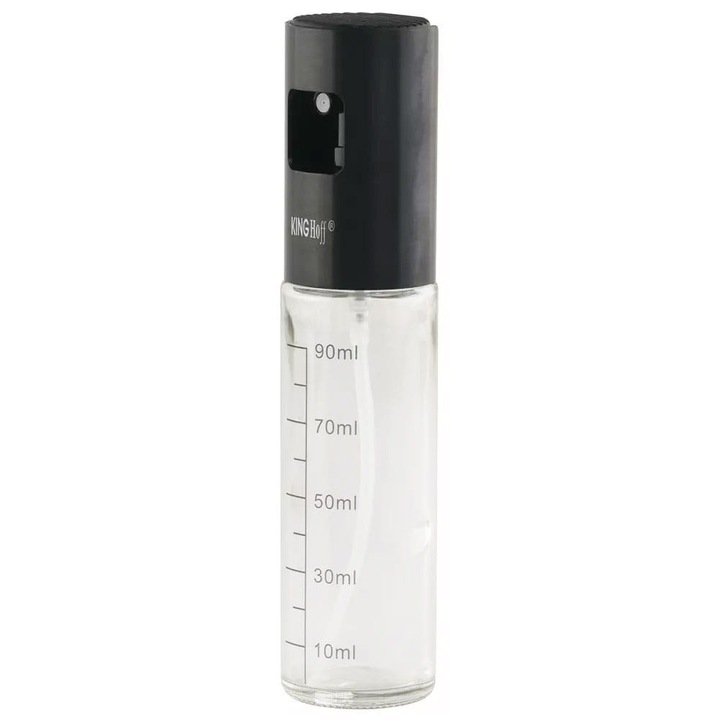 Pulverizator de ulei, Kinghoff, 100ml, Negru/Transparent