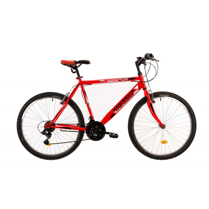Bicicleta Mtb Dhs 2603 - 26 Inch, S, Rosu, schimbator Shimano