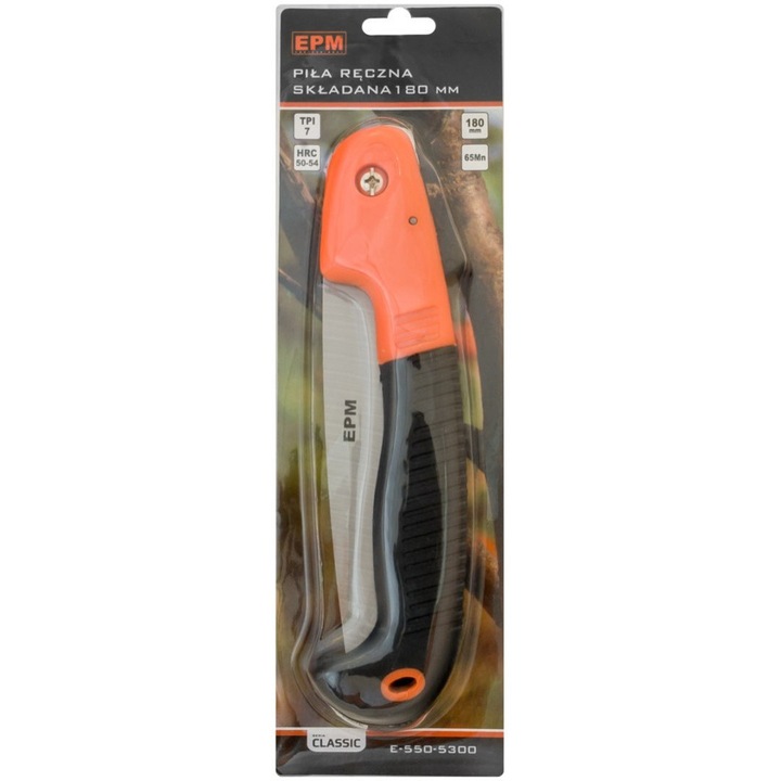 Трион за дърво, EPM, 180, Сребрист/Оранжев