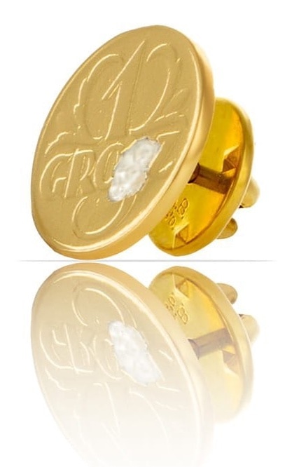 Pin cu moneda, Colibra, Placat, aur, 1.5 cm - eMAG.ro
