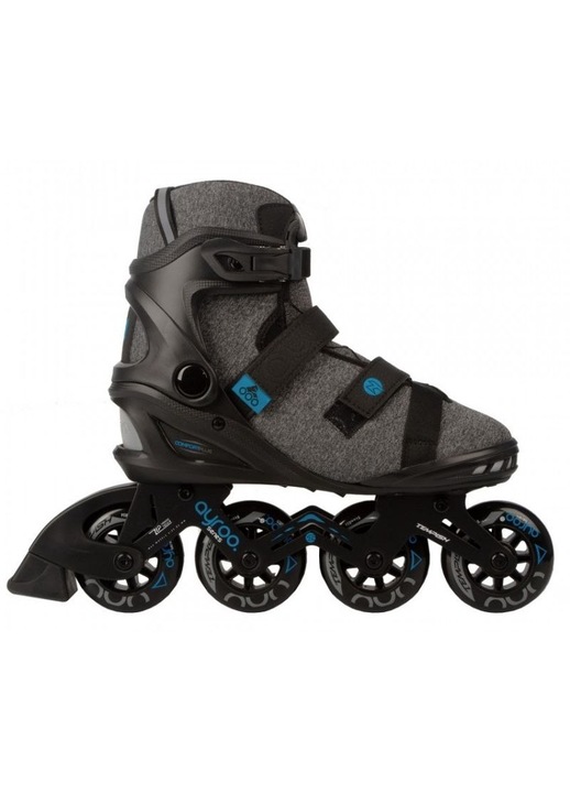 Дамски ролери Tempish, Найлон, Черно/Сиво, 38 EU