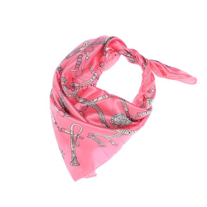 Batic de dama, 50 x 50 cm, ButicCochet, din satin, multicolor - ES2639