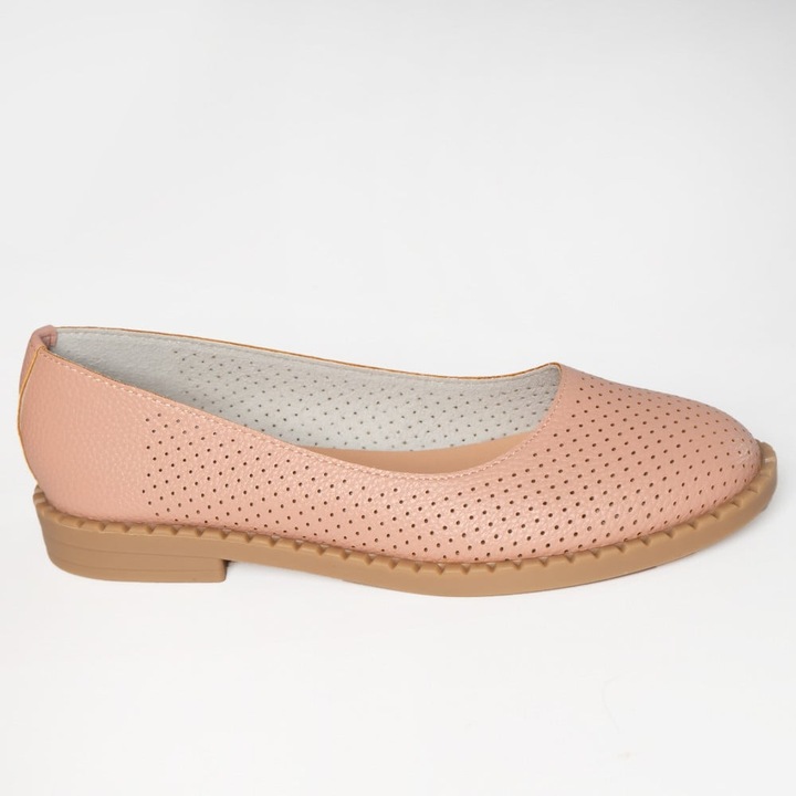 Pantofi, Moda Stil, ronia, Piele ecologica, Nude, Nude