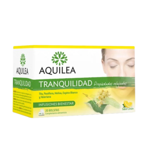 Supliment alimentar pe baza de infuzie de plante pentru combaterea insomniilor Aquilea INFUSIONES TRANQUILIDAD 20 buc