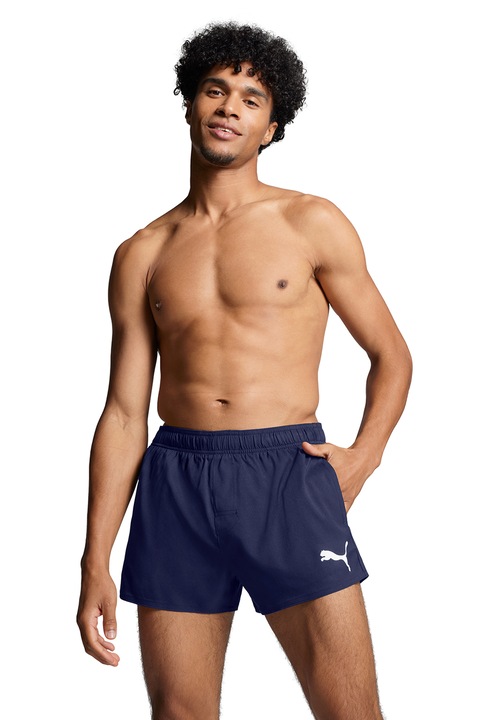Puma, Pantaloni scurti de baie cu talie elastica, Bleumarin