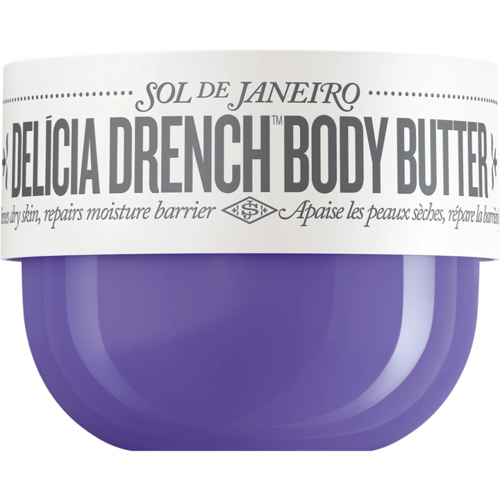 Mélyhidratáló testvaj száraz bőrre, Sol de Janeiro Delicia Drench 240 ml