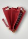 Portofel de dama din piele naturala Hassion A12, red