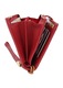 Portofel de dama din piele naturala Hassion A12, red