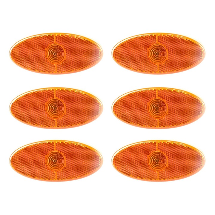 Set 6 buc Lampa laterala gabarit chihlimbar/portocalie pentru Renault Master Mk3, Opel Movano, Nissan NV400