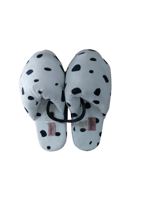 Домашни чехли 101 далматинци, полиестер, Бял, 38-40