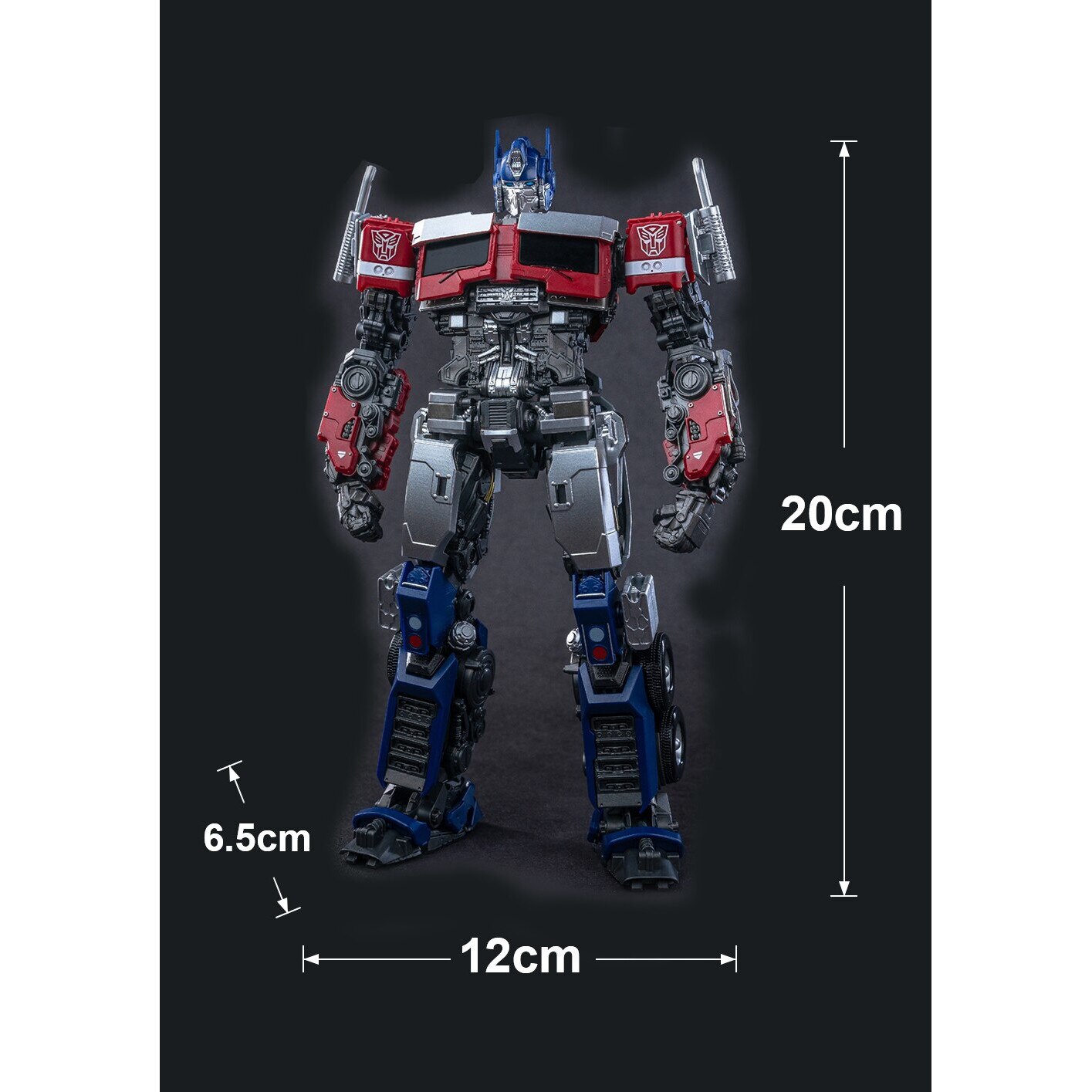 Transformers Optimus Prime - Statuetta giocattolo robot per bambini, da 6 anni in su, 12,5 cm