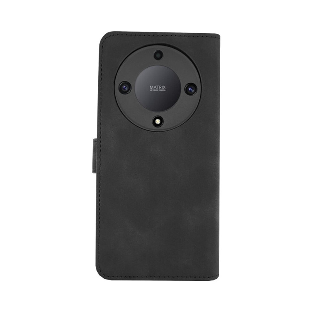 Husa carte compatibila cu Honor Magic 5 Lite, Stylish Book, acoperire completa, clema cu inchidere magnetica, 3 compartimente interioare de tip buzunar, Negru