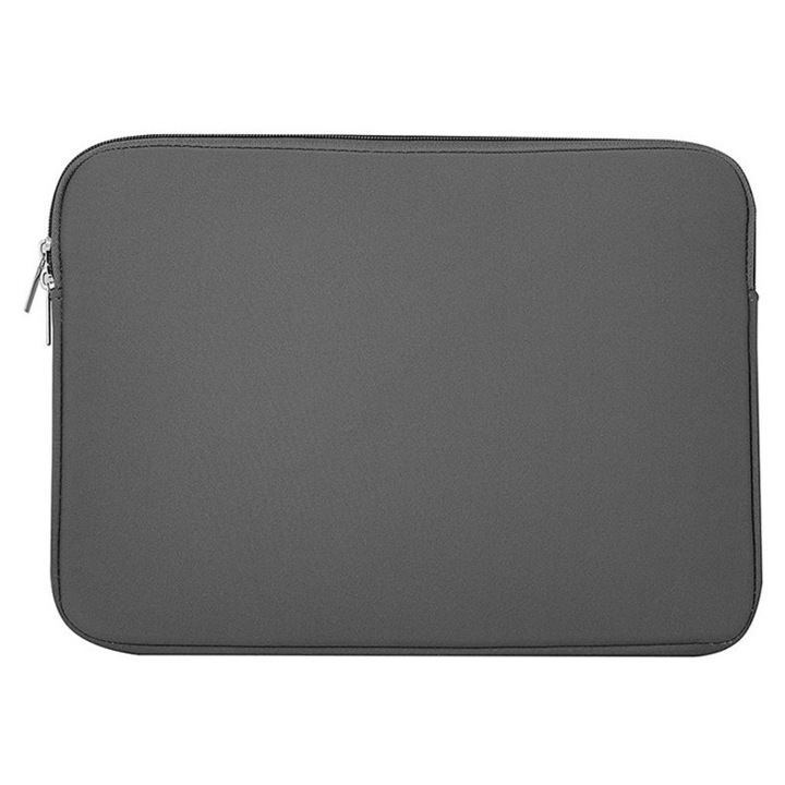 Geanta pentru laptop, Hurtel, 15.6 inchi, material neopren, gri