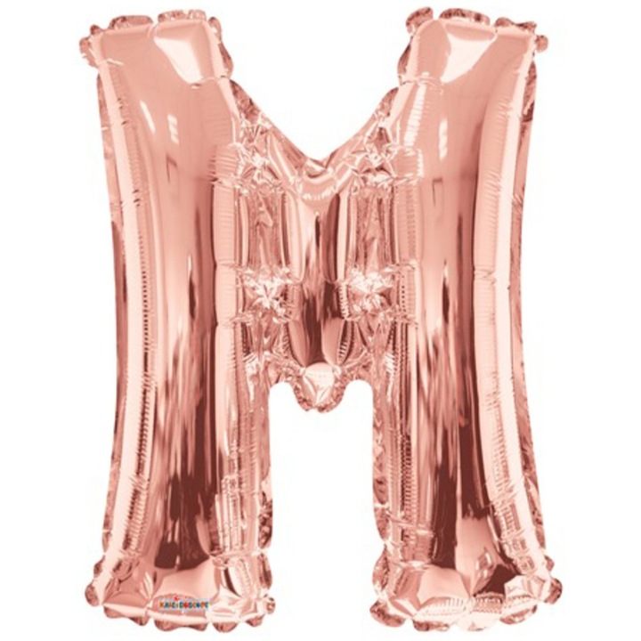 Balon Folie Litera M Rose Gold 15622-34