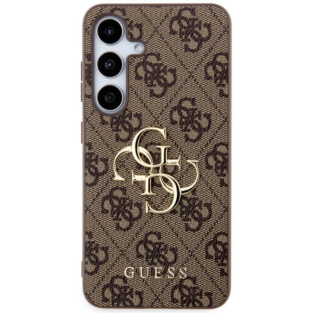 Husa de protectie Guess 4G PU Leather Big Metal Logo pentru Samsung Galaxy S24, Brown
