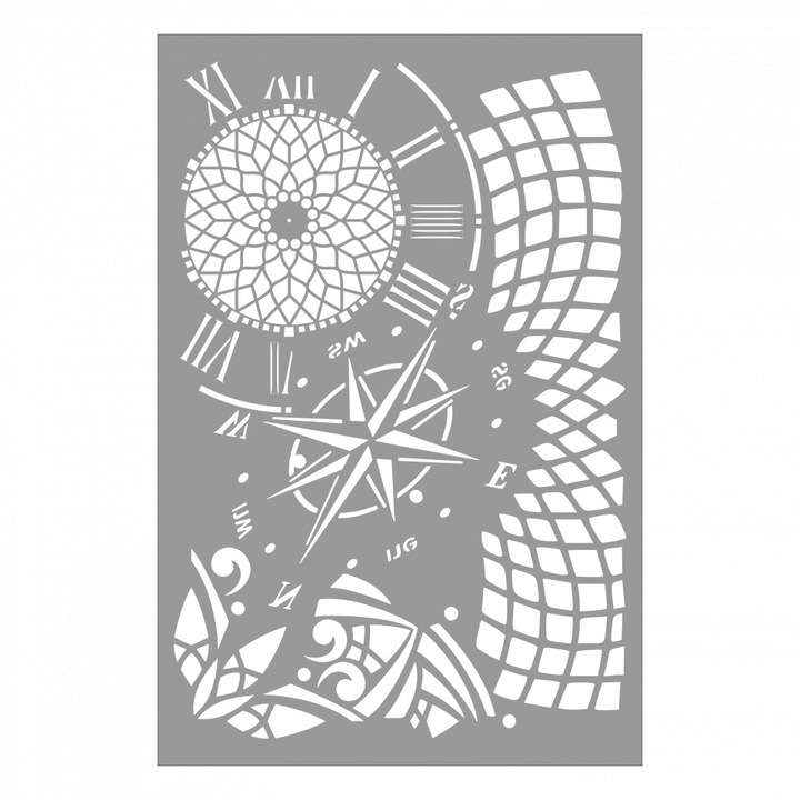 Sablon multidesign 890x590mm, Refolosibil SGF45.89x59; grosime 0, 5 mm