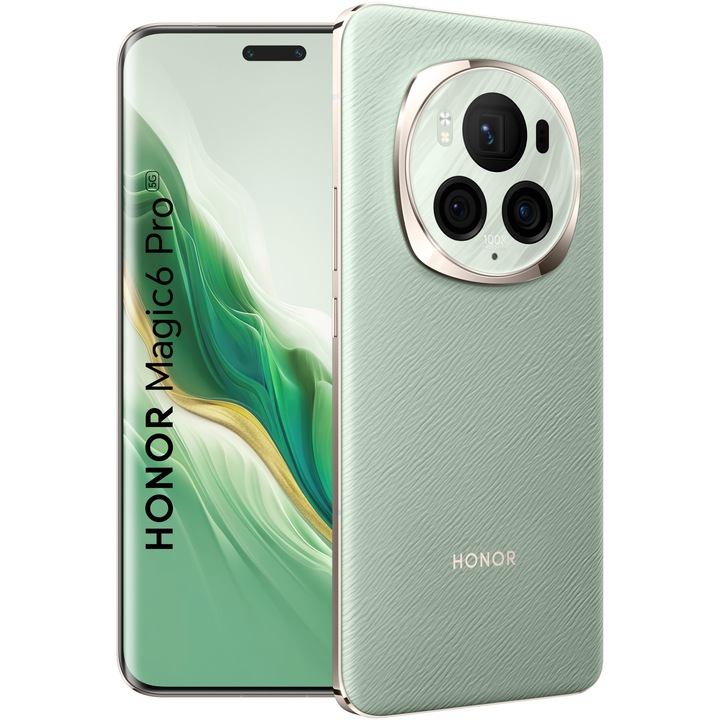 HONOR Magic6 Pro Mobiltelefon, Bvlgari-N49D, 12/512GB, Zöld