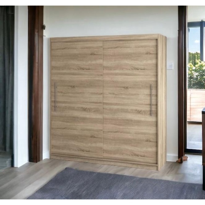 Dressing Alex, Stejar Sonoma, 180x60x200 cm, Pal 18 mm