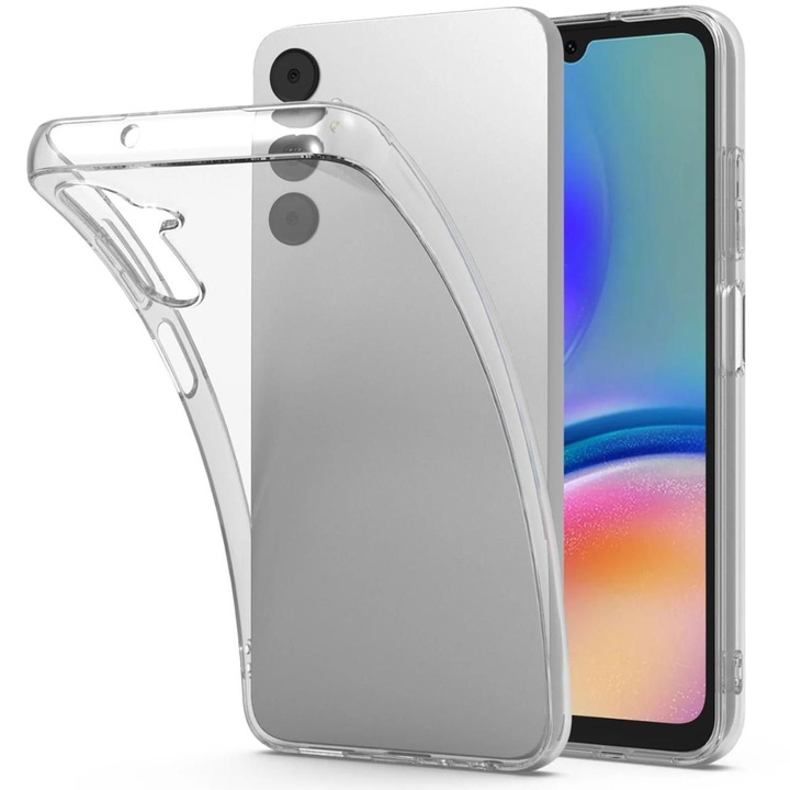 Husa de protectie Lemontti Silicon pentru Galaxy A05s, Transparent