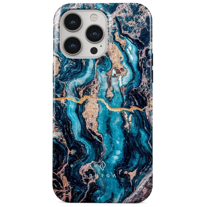 Burga Dual Layer защитен калъф за iPhone 15 Pro Max, Mystic River