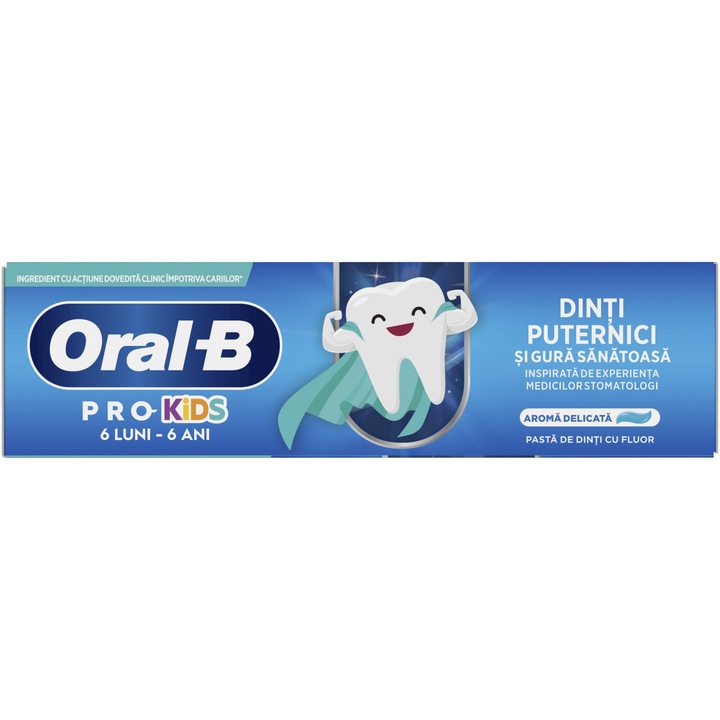 Fogkrém Oral-B Pro Kids, 0-6 éves korig 50 ml