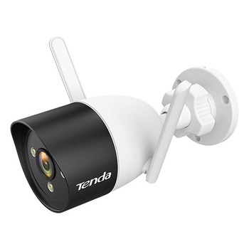 Camera de supraveghere Tenda CT6 Wi-Fi, 2K, vizibilitate nocturna color, detectarea miscarilor, trimitere notificari, alarma sonora si luminoasa, canal audio bidirectional, control vocal, stocare card micro-SD si cloud