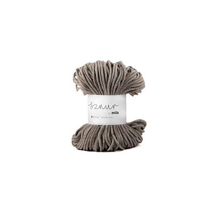 Textil cérna, Sznur, 3 mm, PM101, melanzs bézs