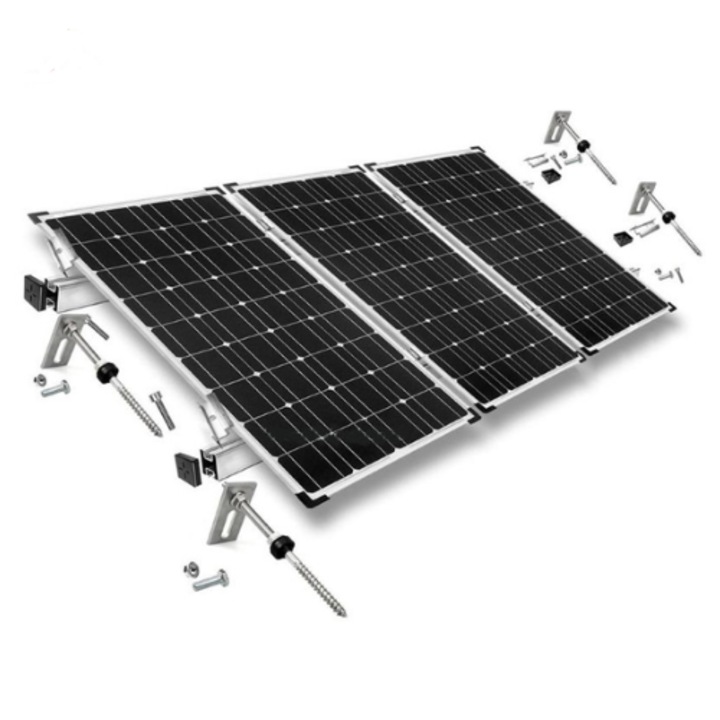 Szerelőszerkezet készlet 3 db fotovoltaikus panel fémtető