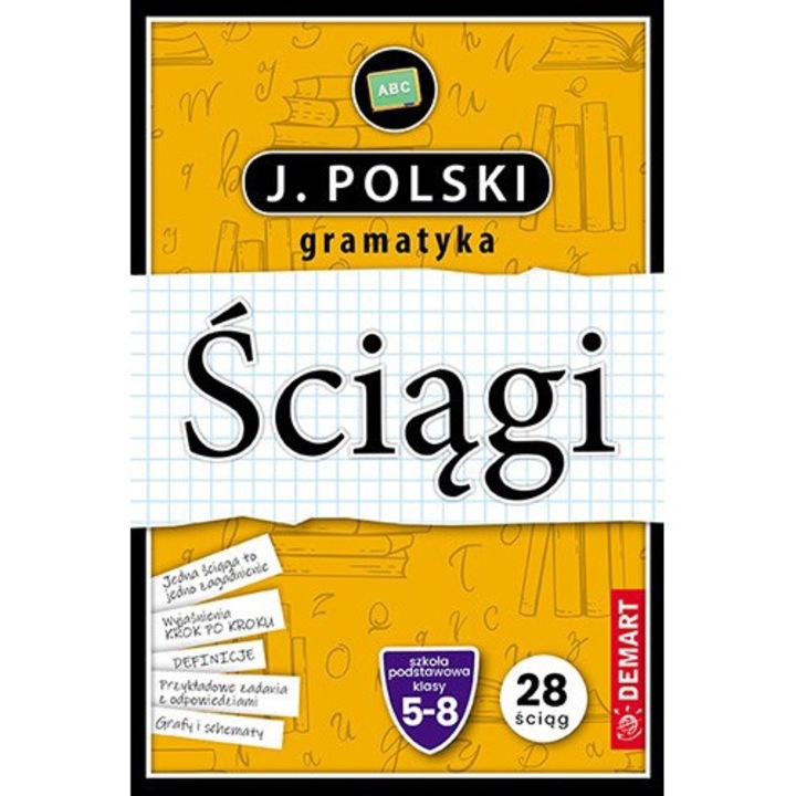 Ściągi J. Poski gramatyka Klasy 5-8, Demart, De Anna Derleta/Marta Wroblewska