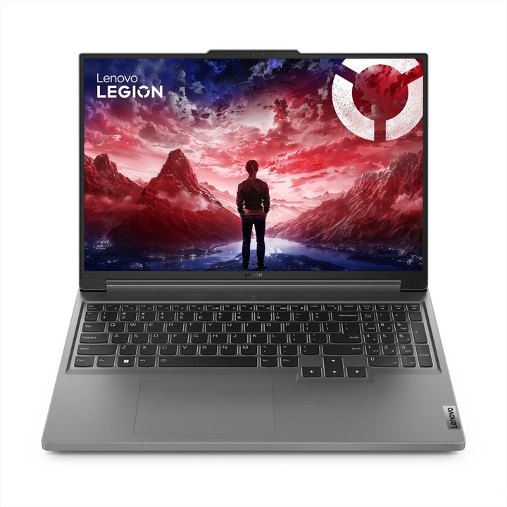 Лаптоп Lenovo Legion Slim 5 16AHP9, 83DH001KBM, 16", AMD Ryzen 7 8845HS (8-ядрен), NVIDIA GeForce RTX 4060 (8GB GDDR6), 16GB 5600MHz (1x16GB) DDR5, Сив