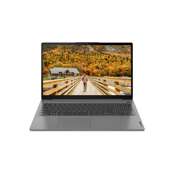 Laptop Lenovo IdeaPad 3 15ABA7, 15.6" Full HD, AMD Ryzen™ 7 5825U pana la 4.5 GHz, 16 GB RAM DDR4 3200, 512 GB SSD, AMD Radeon Graphics, Free Dos, Arctic Grey 512 GB