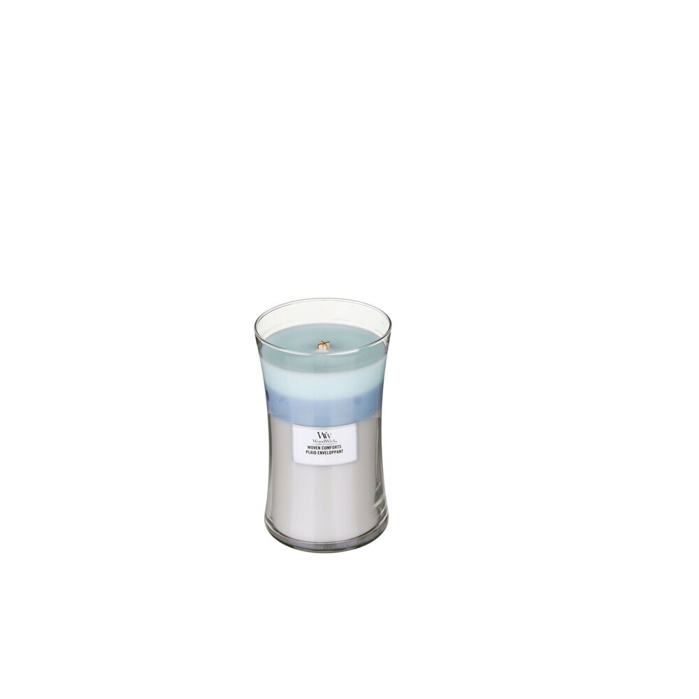 Свещ Wood Wick, Woven Comfort, Трилогия, Среден Буркан - eMAG.bg