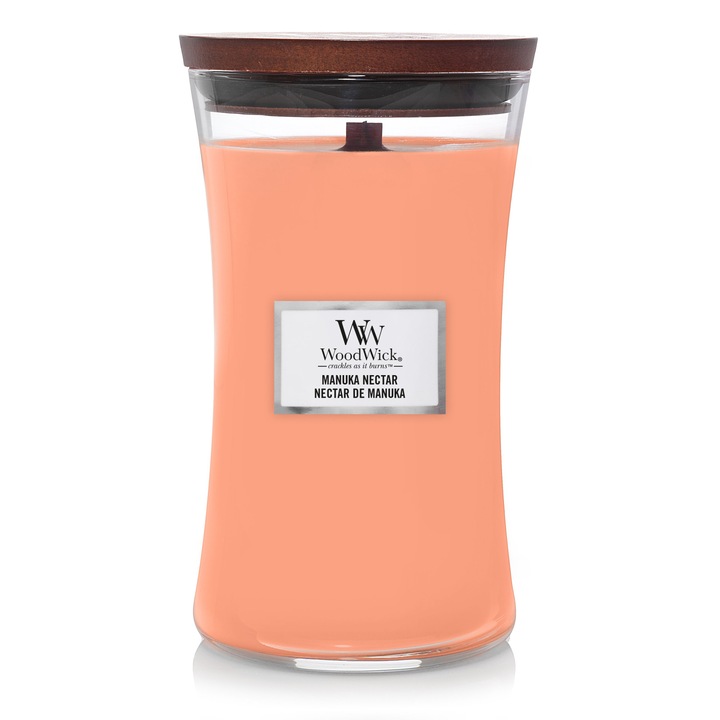 Свещ Wood Wick, Manuka Nectar, Голям Буркан