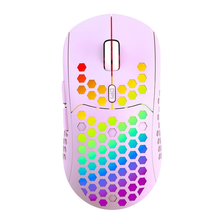 Mouse gaming Esperanza EGM702, cu fir, iluminare RGB, 7200 DPI, USB, Negru