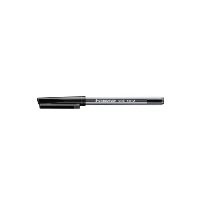 Химикалка Staedtler Stick 430, ЧЕРЕН M, оп. 20