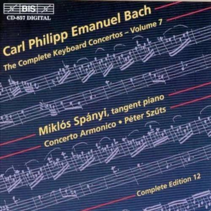 C.P.E. Bach - Complete Keyboard..7 (CD)