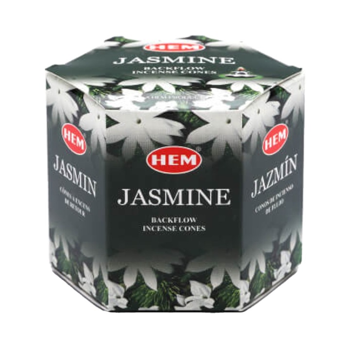 Set 2 x Conuri Parfumate Backflow, Iasomie