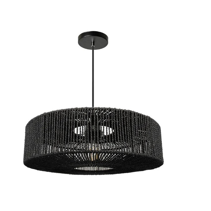 Pendul Rea Toollight APP1484-1C, negru, lemn, rachita