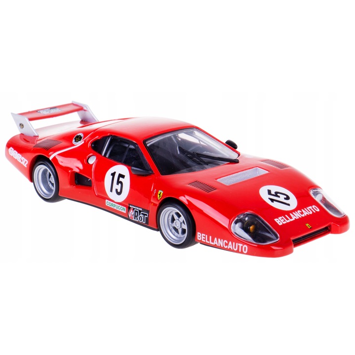 Autómodell Ferrari 512 BB II series 1981 plexi vitrinnel - 1/43 Bburago