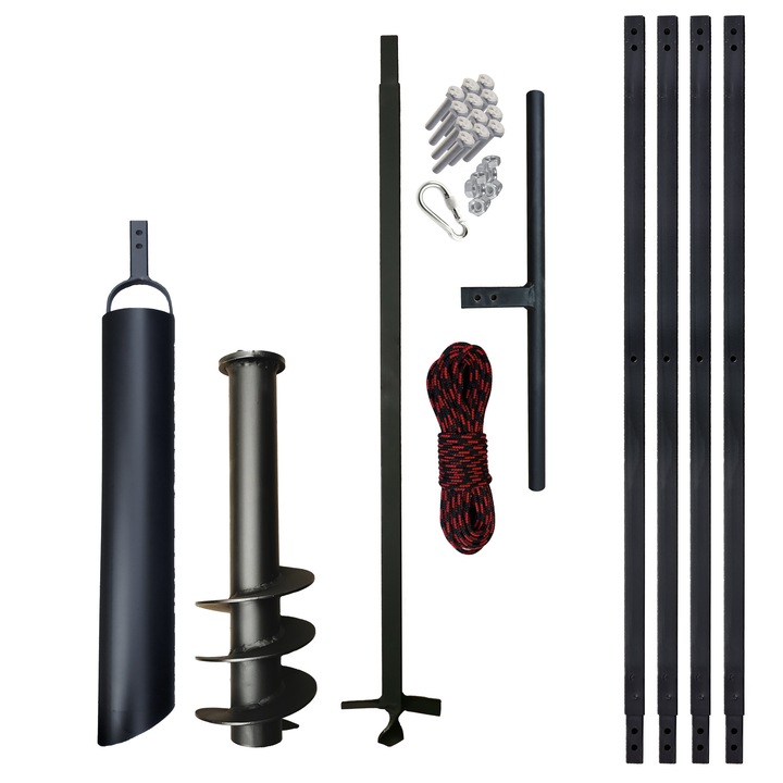 Kézi szerelés 5 m 145 mm-es fúró kutakhoz + 110 mm-es csappantyús kút