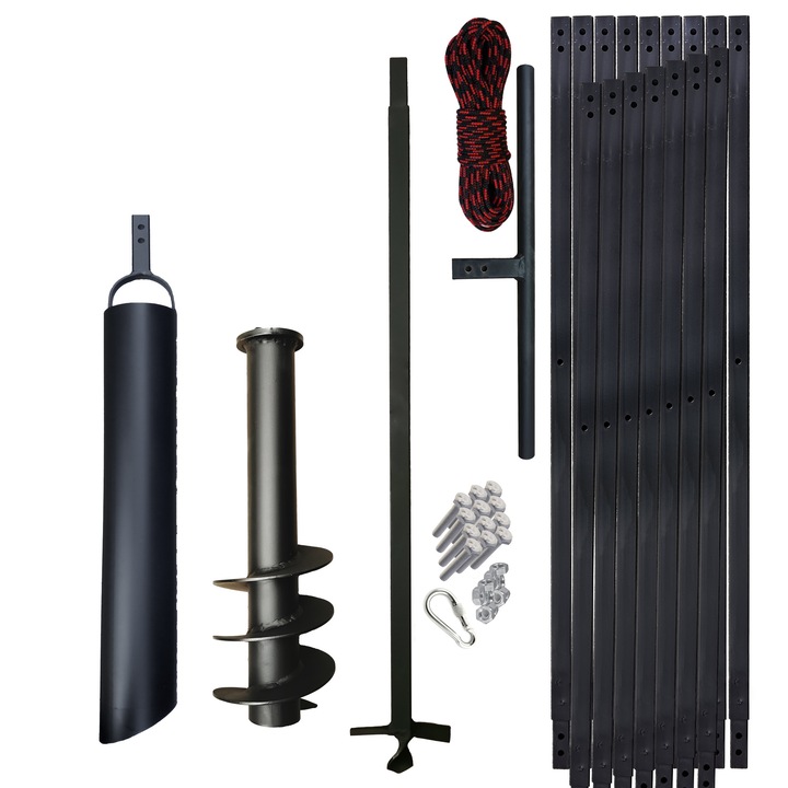 Kézi szerelés 17 m 145 mm-es fúró kutakhoz + 110 mm-es csappantyús kút