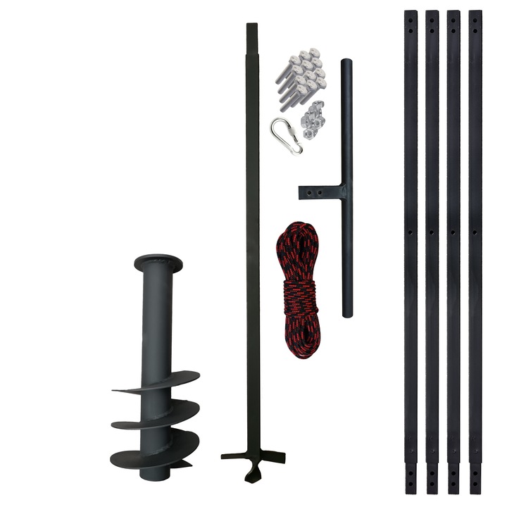 Kézi kútfúró, 5m, 180mm-es